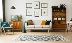 Amenajarea livingului: tot ce trebuie să știi despre alegerea covorului
